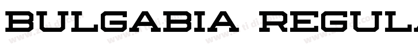 Bulgabia Regular字体转换